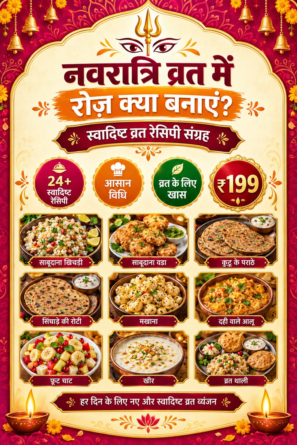 व्रत रेसिपी प्रीमियम कलेक्शन का कवर